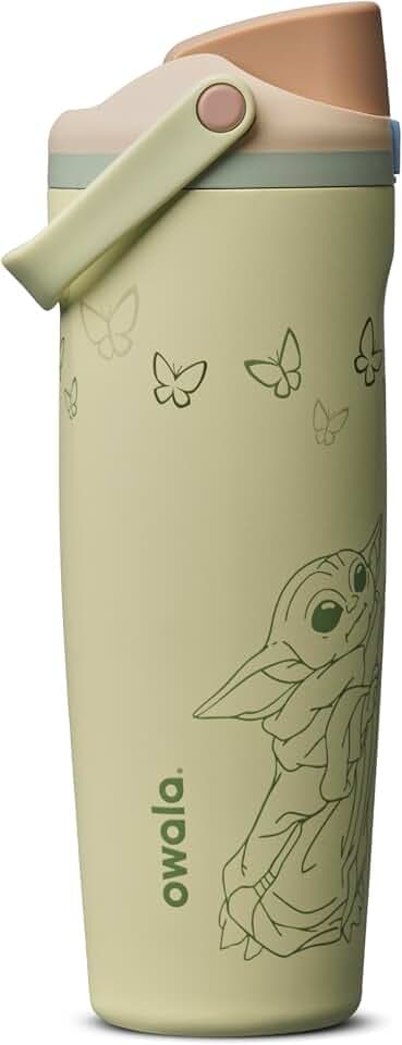 Owala Star Wars FreeSip Sway Stainless Steel Water Bottle 30 oz GroGu