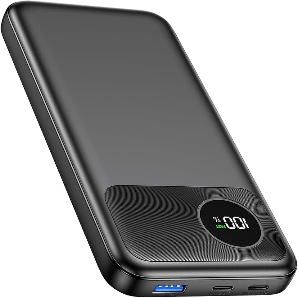 A ADDTOP Power Bank 20000mAh, 22,5W Schnellladefunktion Klein Powerbank mit 3 Ausgängen, PD 3.0 QC 4.0 Akkupack Externe Handyakkus mit 2 USB C und Tragbares Ladegerät für Phone, Galaxy