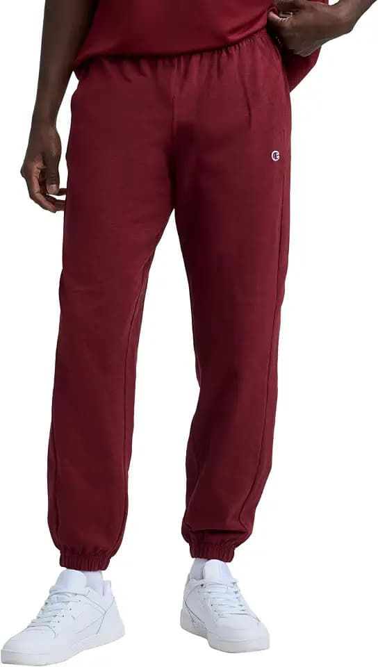 Champion Men's Modern Retro 100% Washed Cotton Pants, Loose Fit