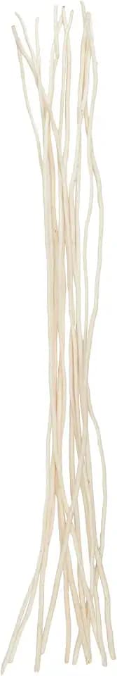 Deco 79 Dried Plant Tall Wavy Stick Natural Foliage, 6" x 7" x 60", Beige