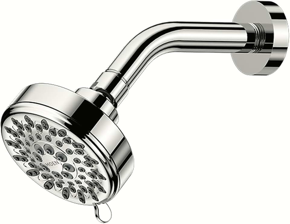Moen Ignite Chrome Five-function Shower Head With 2.5 GPM High-Pressure Spray, 20090