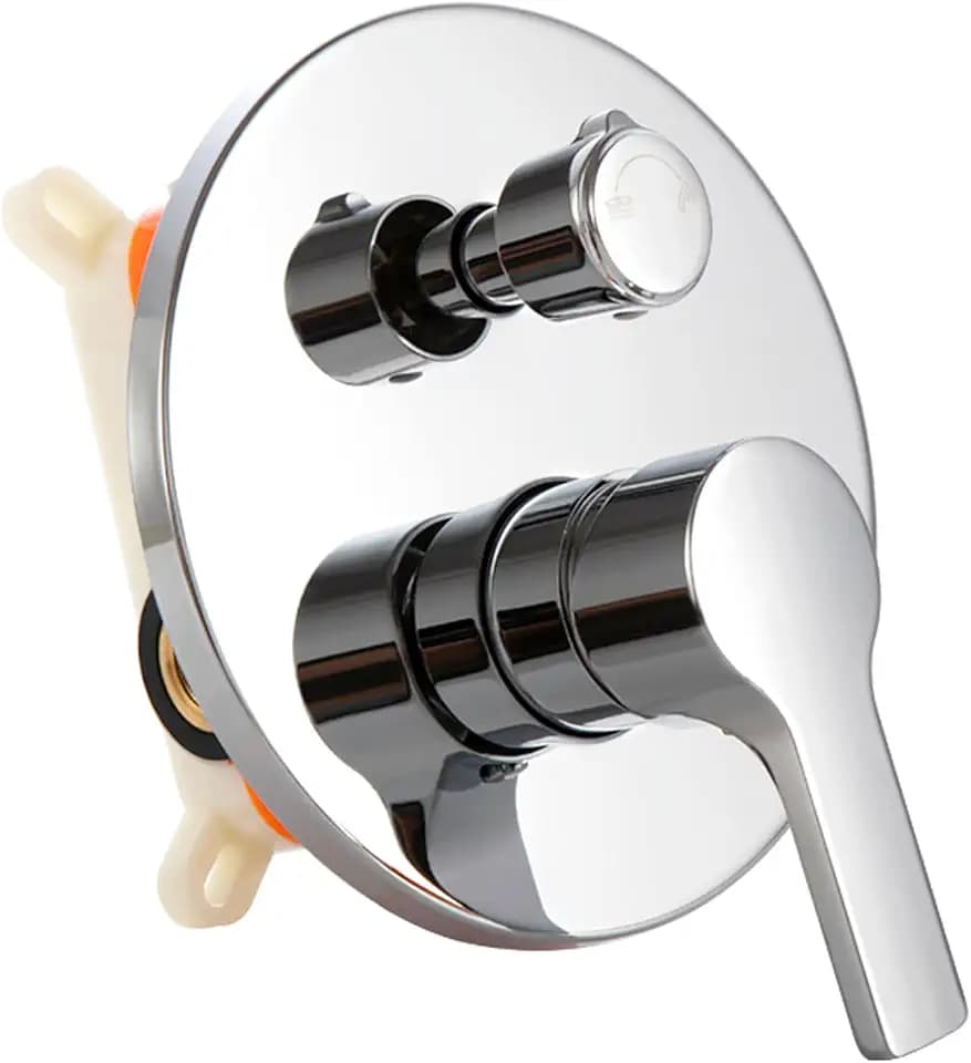 Shower Valve Handle Trim Kit Rough-in Control Valve, Chrome