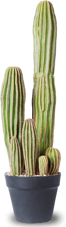 Artificial Cactus Fake Big Cactus 24 Inch Faux Cacti Plants for Home Garden Office Store Decoration