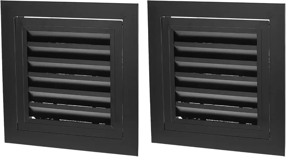 PATIKIL 2Pcs Return Air Vent Cover 10"x10" Linear Bar Removable