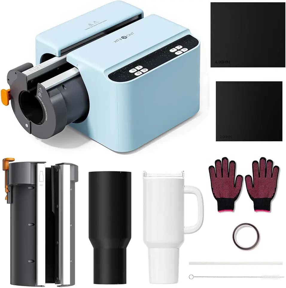 HTVRONT Auto Tumbler Heat Press Machine - 2 in 1 A200 Pro Kit Tumbler Press