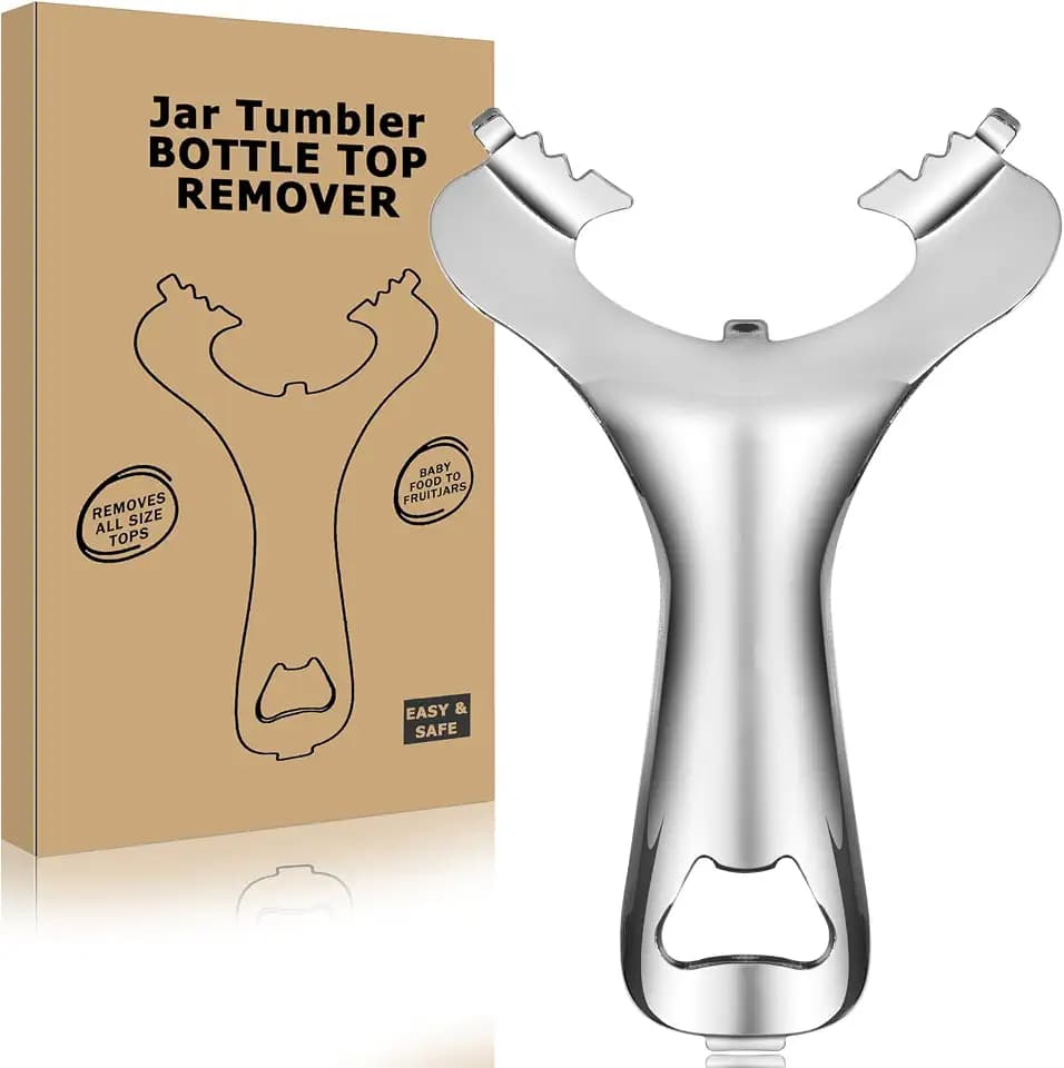 Mason Jar Opener No Lid Dents or Damage Multifunctional Tool