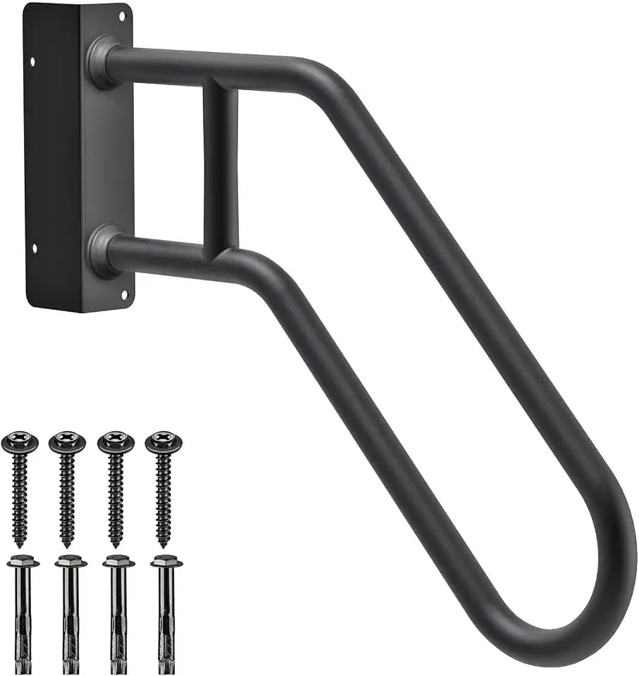 SELEWARE Heavy Duty Wall Mount Handrails for Indoor Outdoor 1-3 Steps