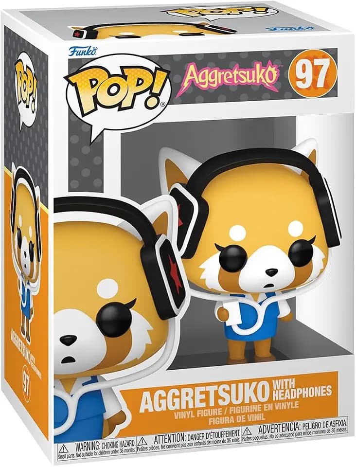 Funko POP! Sanrio: Aggretsuko with Headphones
