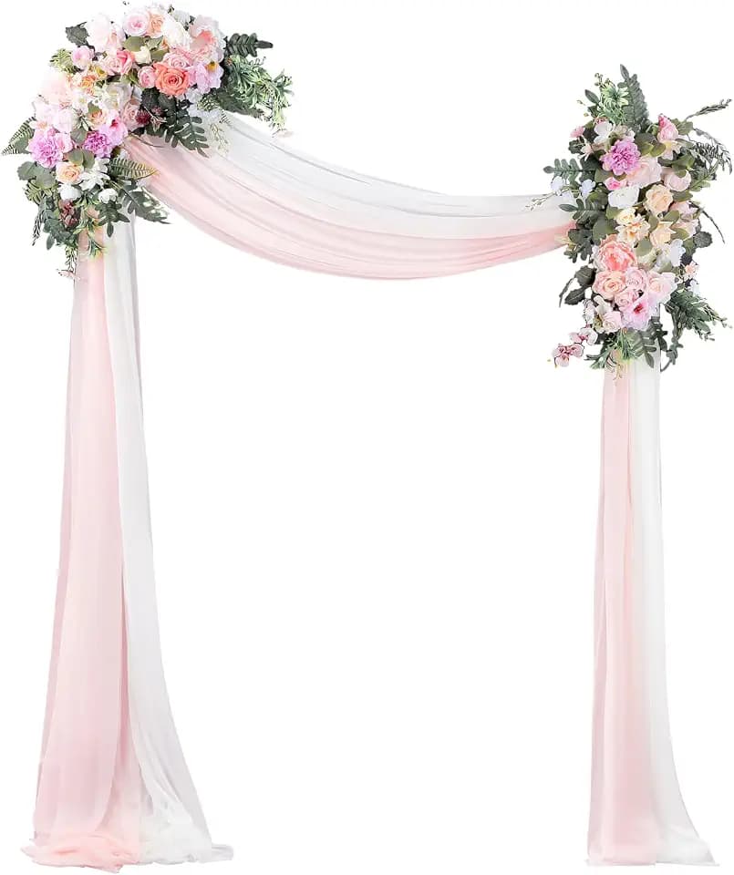 Canlierr Wedding Arch Flowers Kit Pack of 4,Pink