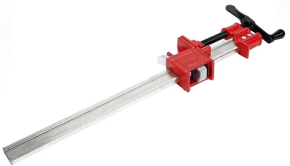 BESSEY IBEAM24, 24 In. Heavy Duty IBEAM Clamp, Red/Silver