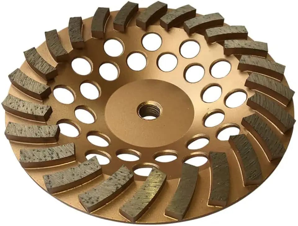 7" Diamond Grinding Wheel for Concrete Masonry 24 Segments 5/8"-11