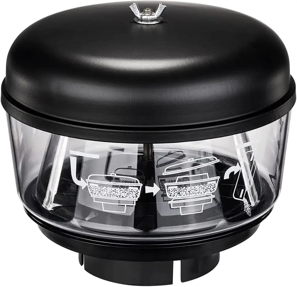 JSCARLIFE Zyklon Filter Offroad Auto, Schnorchel Ansaugrohr, Universal für Ansaugschnorchel, Luftvorfilter Traktor, Lufteinlass Sandbecher (3 Zoll)/(77mm)