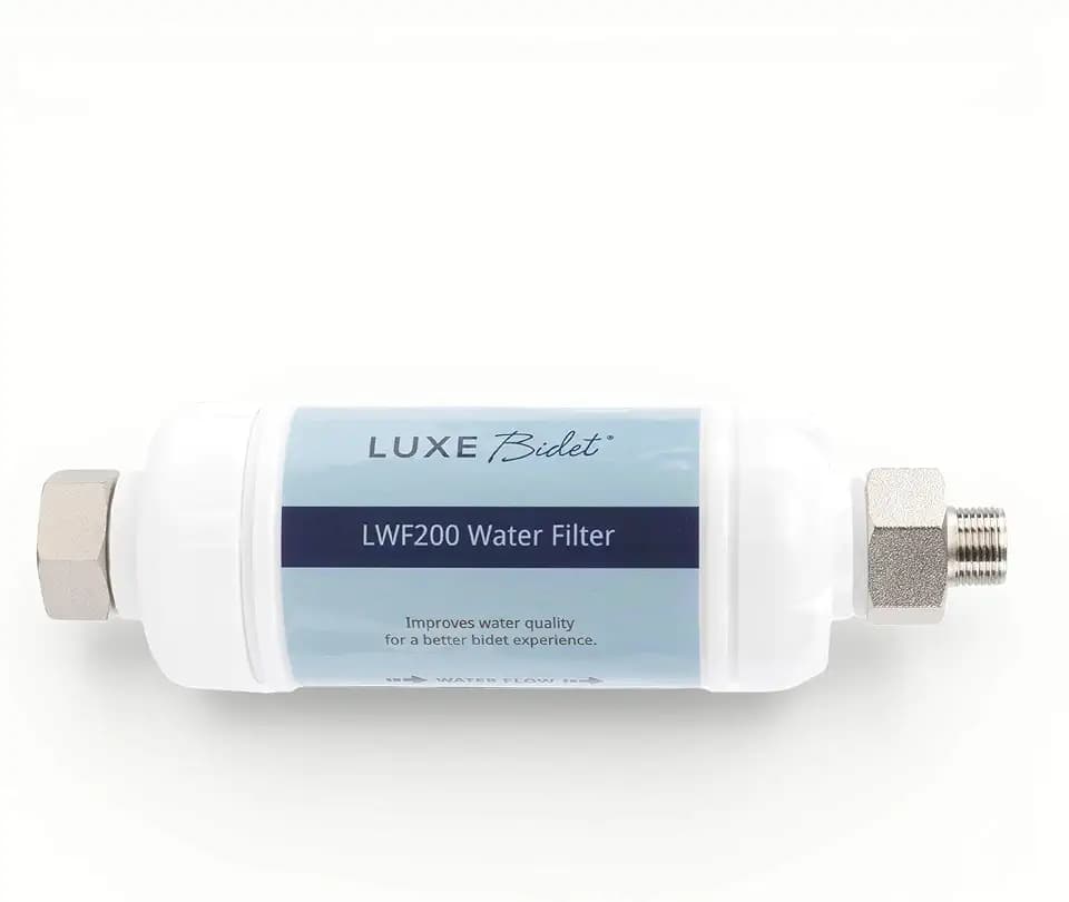 LUXE Bidet 4-in-1 Filtration Water Filter, 3/8" x 3/8"