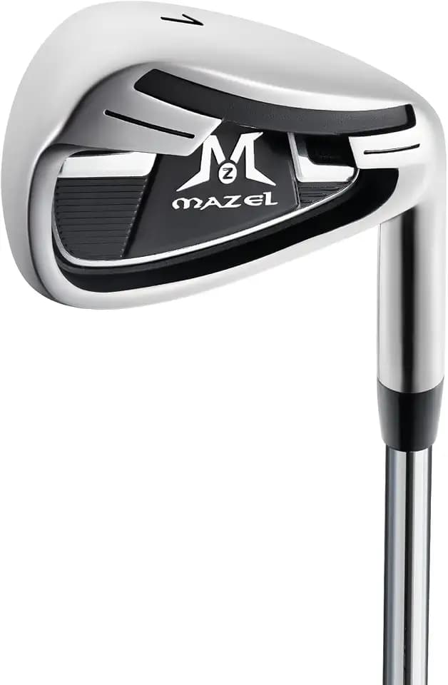 MAZEL Golf Individual Iron 1,2,3,4,5,6,7,8,9, Golf Iron with Steel Shafts for Right Handed Golfers