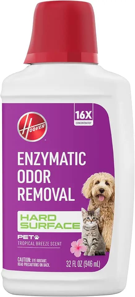 Hoover Pet Hard Floor Cleaner Solution, 32 Oz., Jasmine Breeze Scent