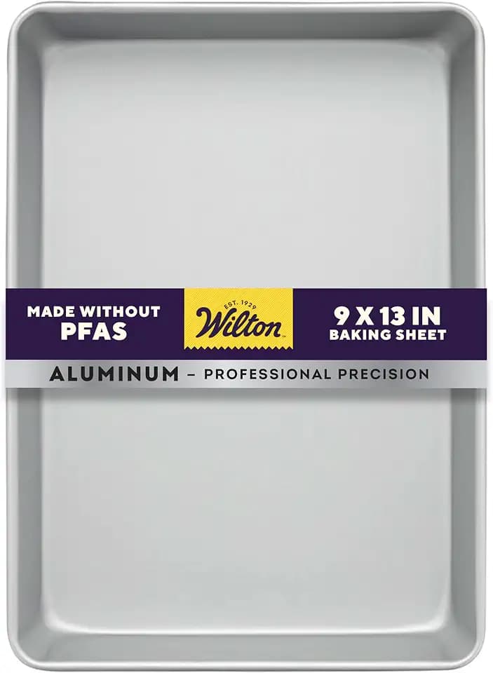 Wilton Aluminum Rectangular Sheet Pan, Made Without PFAS, 9 x 13 in.