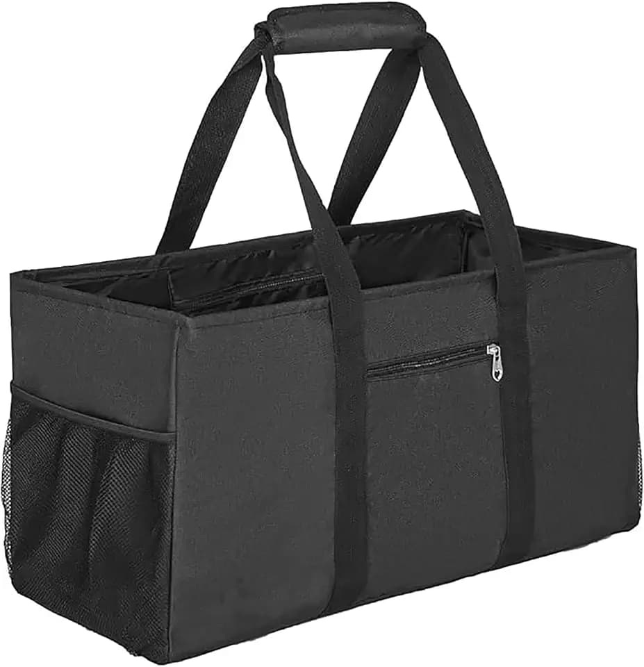 Extra Large Utility Tote Bag - Reusable Grocery Bags Foldable Heavy Duty