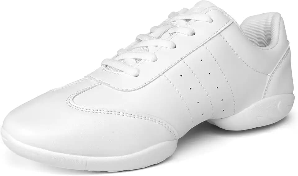White Girls Cheer Shoes Cheerleading Dance Training Athletic Tennis
