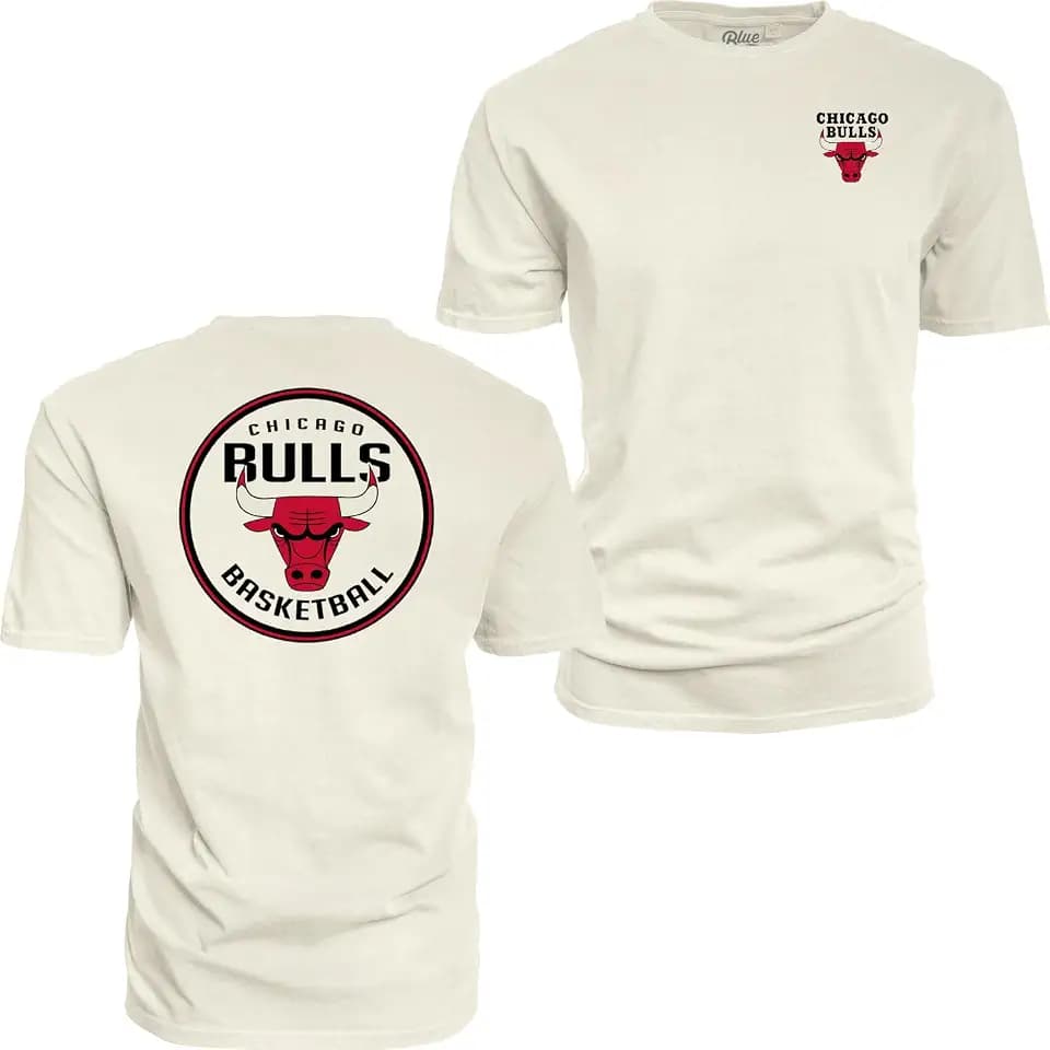 Blue 84 NBA Unisex-Adult NBA Officially Licensed T-Shirt Ringspun Front/Back Ivory