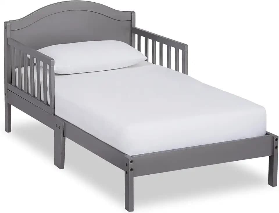 Dream On Me Sydney Toddler Bed in Steel Grey, Greenguard Gold Certified