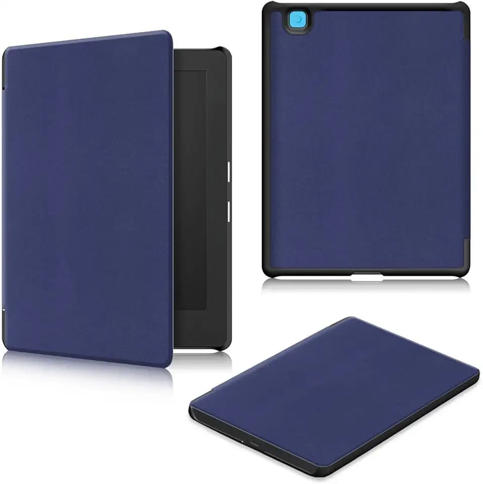 Kepuch Custer Hülle für Kobo Aura H2O Edition 2,Smart PU-Leder Hüllen Schutzhülle Tasche Case Cover für Kobo Aura H2O Edition 2 - Blau