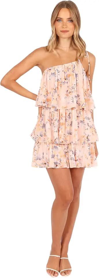 Petal & Pup Women's Loella One Shoulder Mini Dress