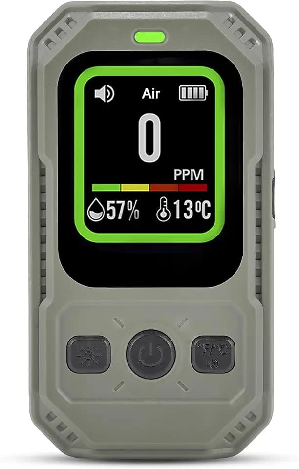 Portable 3 in 1 Air Quality Monitor Temperature, Humidity, Air Quality