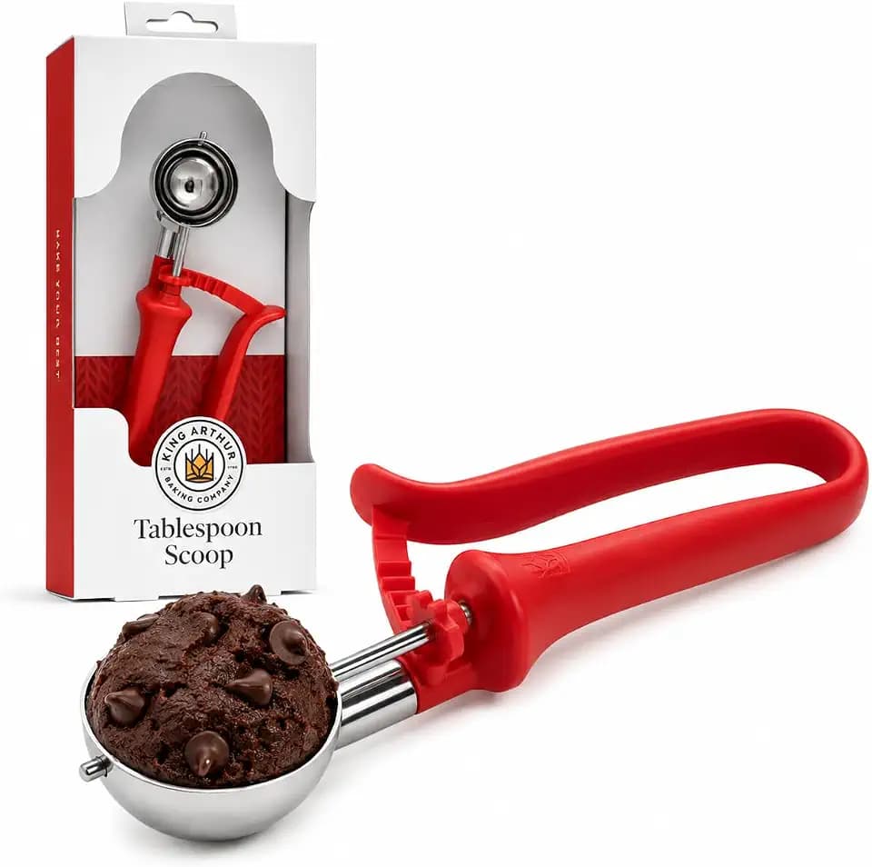 King Arthur Baking Company Tablespoon Cookie Scoop Dough Portions for Drop Cookies, Mini Scones, and Pizzelle