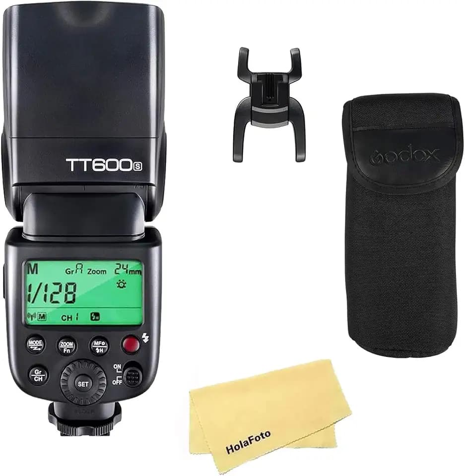 Godox TT600S 2,4 GHz Speelite Blitzgerät mit Manuell Fernbedienung für Sony A6300/A6000/A7/A7S/A7R/a7mii/a7sii/a7rii/a7smii Kamera schwarz