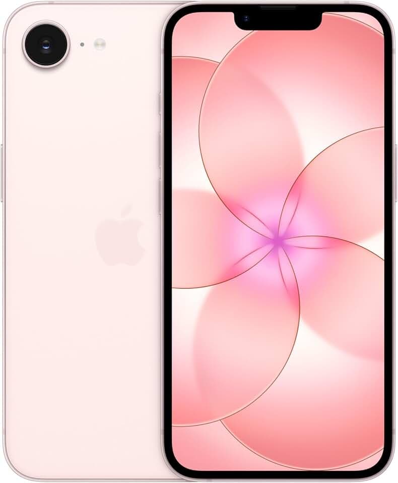 Apple iPhone 17e (256 GB): 6,1" Super Retina XDR Display, A19 Chip, Batterie für den ganzen Tag, 48 MP Fusion Kamera; Zartrosa
