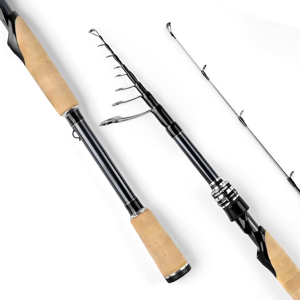 KastKing Megatron Titanium Telescopic Spinning & Casting Fishing Rods