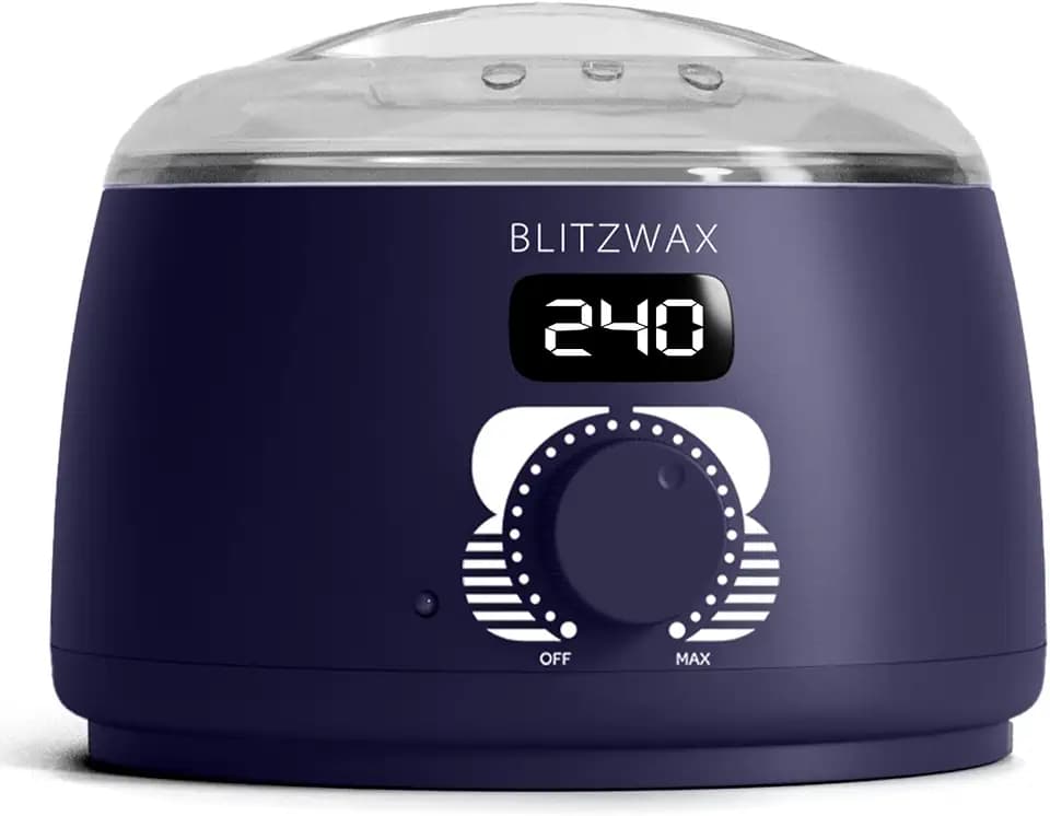 BLITZWAX Wax Warmer for Hair Removal, 16 oz Hard Wax Pot Home Salon Kit