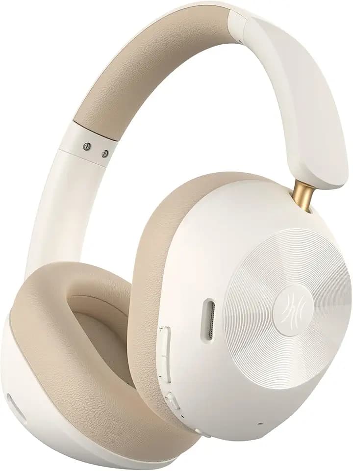 OneOdio A5 Over Ear Kopfhörer Kabellos Bluetooth, Hybrid Aktive Noise Cancelling, Hi-Res LDAC Audio, 75 Std. Akku, Bluetooth 5.4, klare Anrufe, Spielemodus, Schnellladung für PC Reisen Zuhause Büro