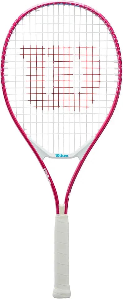 Wilson Ultra Power 25" Junior Recreational Tennis Racket - Pink/White/Blue