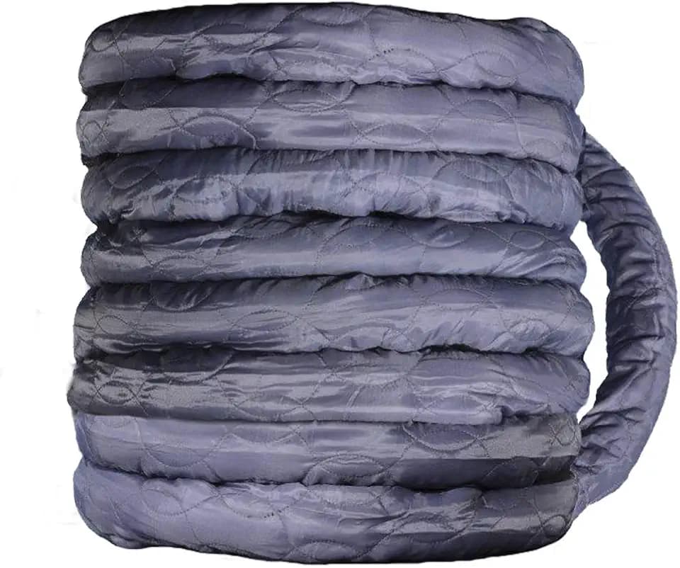 OVO Universal Padded Central Vacuum Hose Cover, Fits All 35 to 37 ft central vacuum Hose, Machine Washable, Easy to install with zipper
