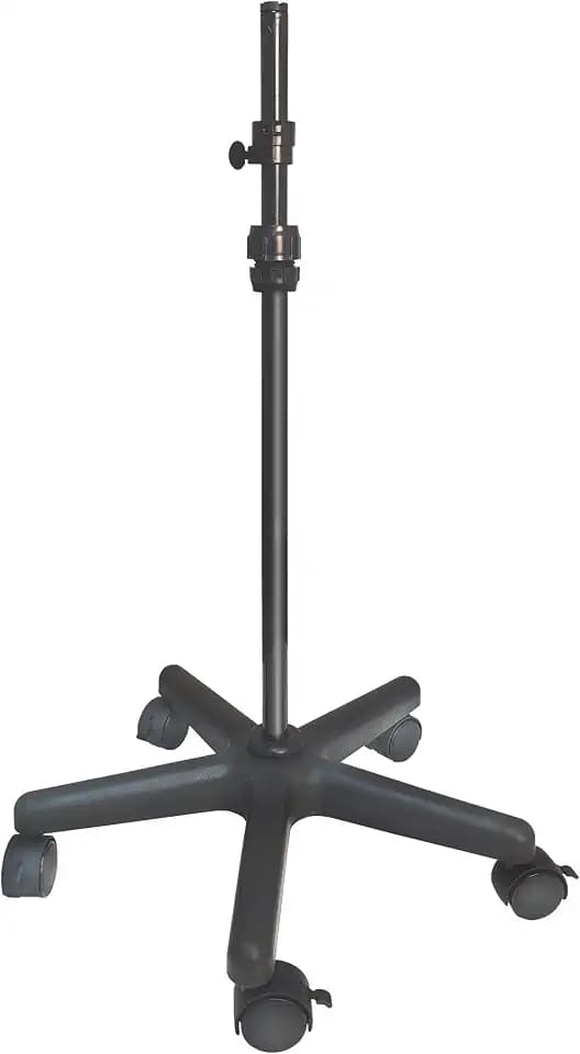 Dritz Dress Form Wheeled Base Accessory - Adjustable Rolling Stand with Lockable Wheels for Sewing Dress Forms and Mannequins