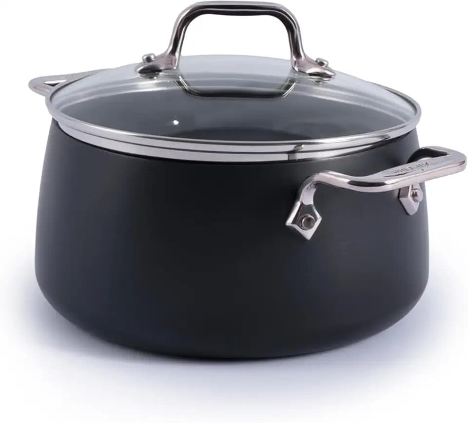 All-Clad HA1 Expert Nonstick 4 Qt. Soup Pot with Lid, Induction Ready