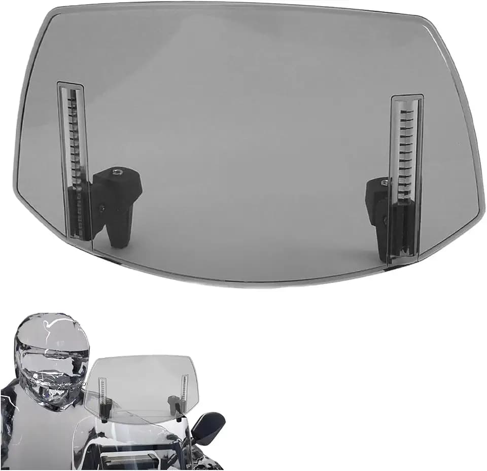 Tissting Motorrad Windabweiser Aufsatz Clip On Windschild Spoiler