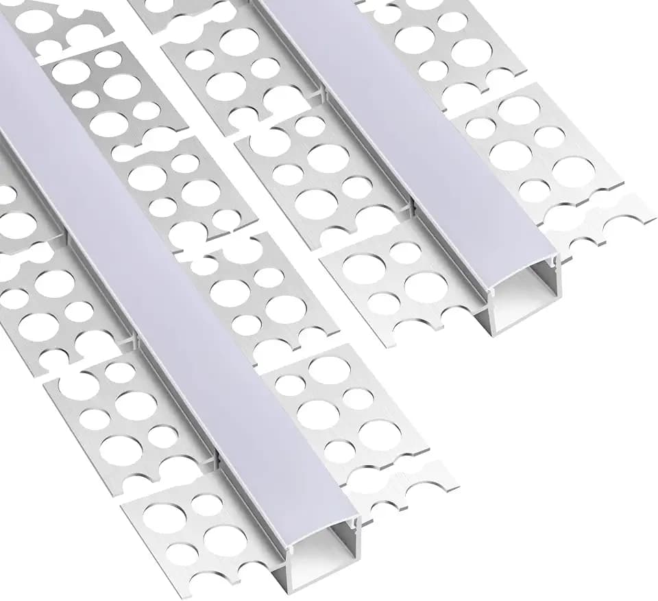 10 Pack 3.3ft/1m Led Strip Channel Diffuser Aluminum Track Profile