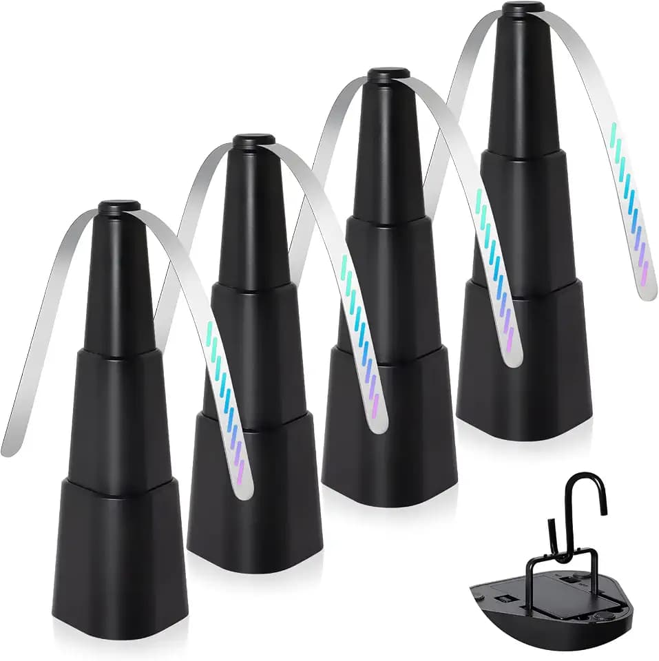 Fly Fans for Tables, 4 Pack Indoor Outdoor Portable Table Fan for Picnic