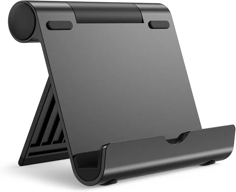 JETech Tablet-Ständer für 4-11" Tablets/Smartphones, Schwarz
