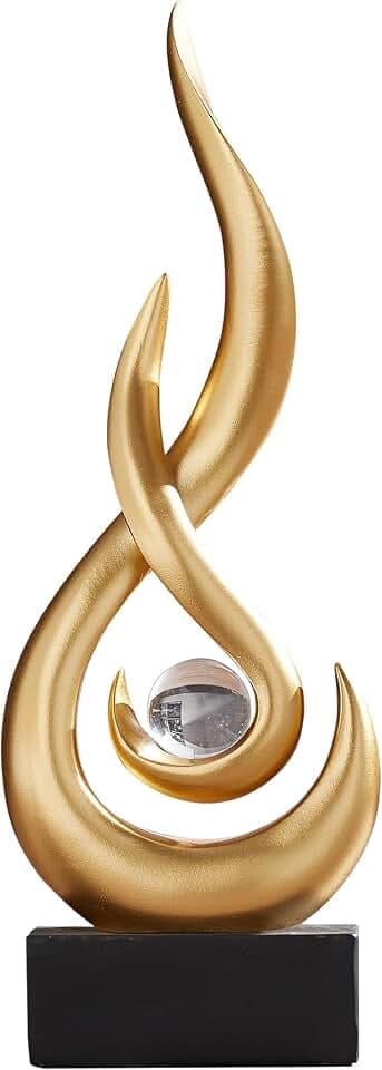 AWNR Modern Sculpture Home Living Room Coffee Table Centerpiece Decoration