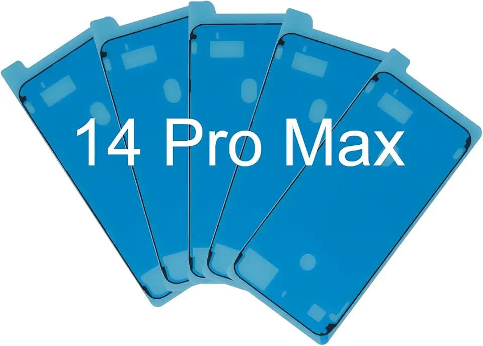 5 PCS for iPhone 14 Pro Max Waterproof Pre-Cut Adhesive Sticker