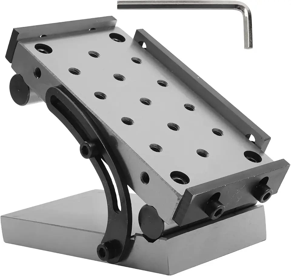 findmall Accuracy Sine Plate 6" Length x 3-1/4" Width x 1-7/8" Height
