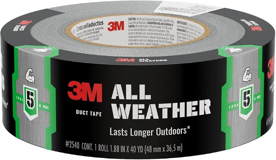 3M All Weather Duct Tape, 1.88 in x 40 yd, 1 Roll, UV/Water Resistant