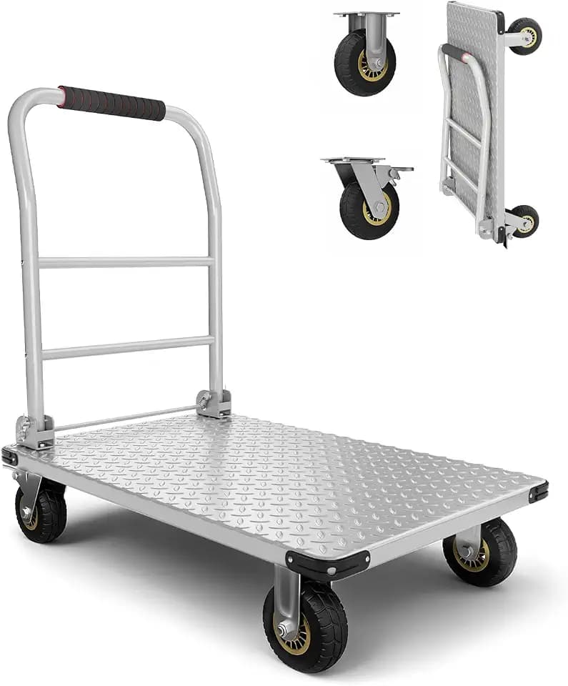 Garvee 1800LBS Platform Truck Cart, 36 "x24 Flatbed Cart