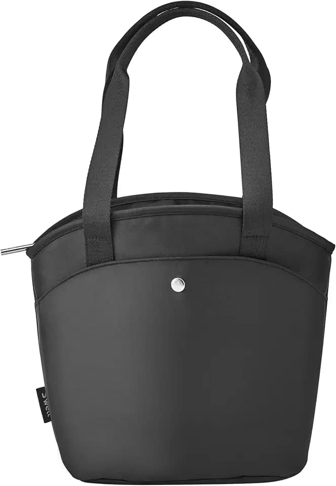 S'well Insulated Lunch Tote 10L, Onyx, Leakproof Lining With Waterproof Zip Closure, Multiple Pockets For Packing, Inner Strap Holds Water Bottle, Fits S'well Salad Bowl Kit Or Bento Box