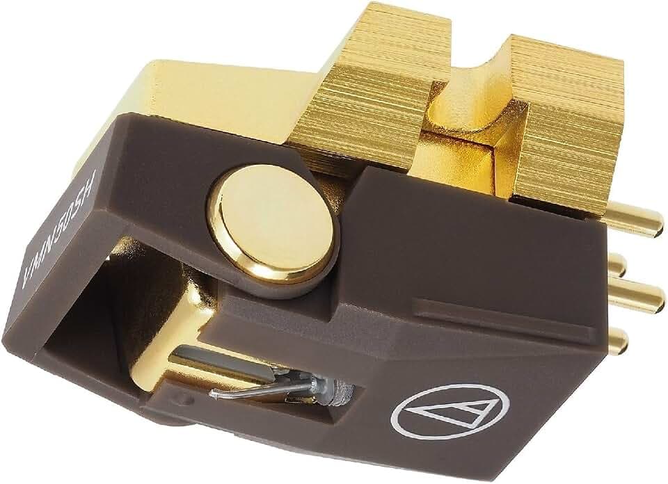Audio-Technica VM750SH Dual-Moving-Magnet-Stereotonabnehmer mit Shibata-Nadel Braun