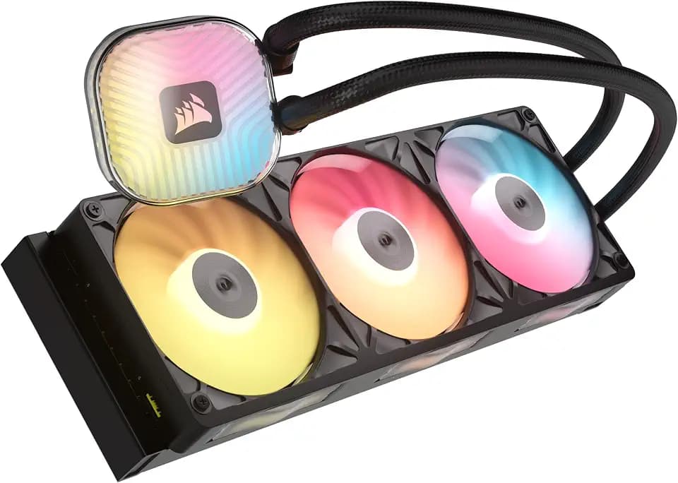 CORSAIR iCUE LINK TITAN II 360 RX RGB AIO-CPU-Flüssigkeitskühler – Schwarz
