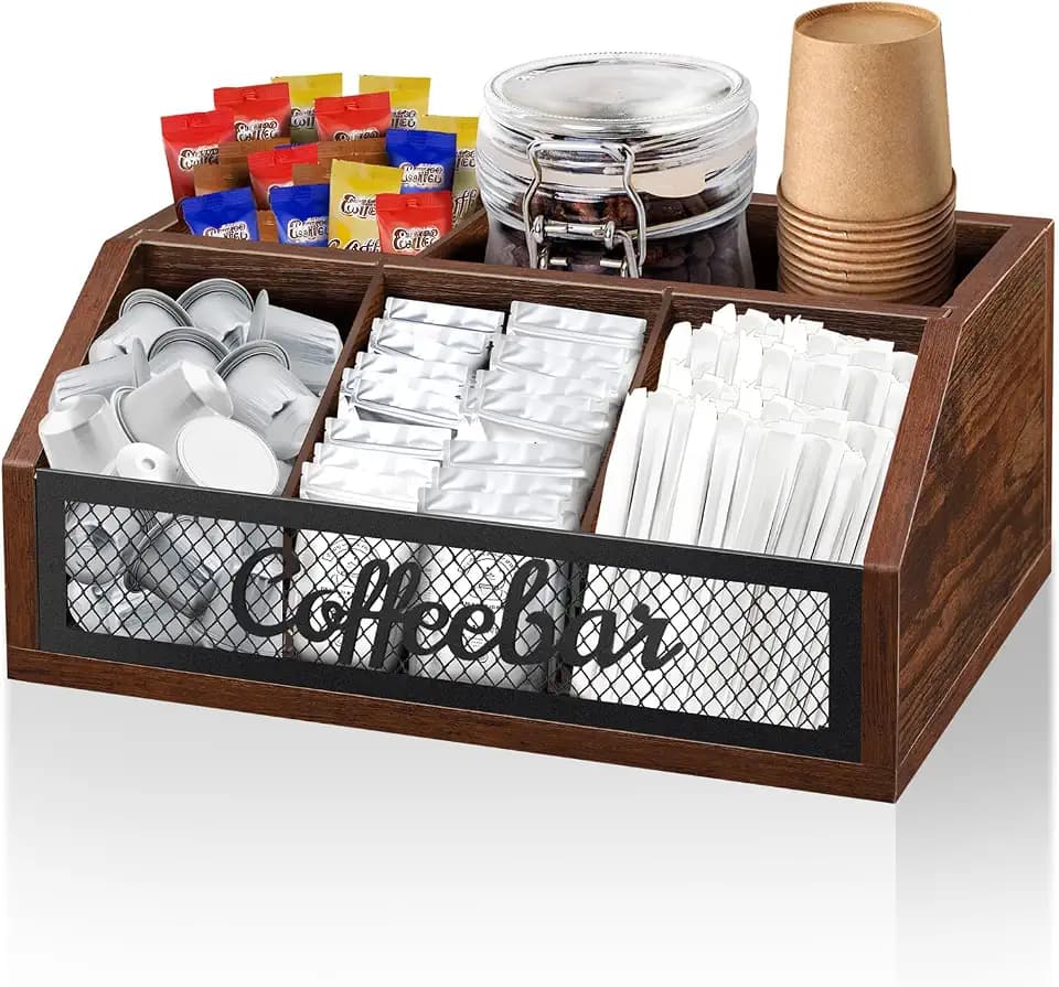 Coffee Station Organizer for Counter